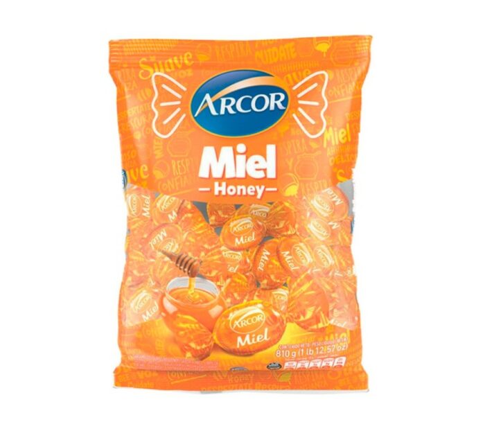CARAMELO ARCOR MASTIC. RELLENOS CON MIEL  800GR
