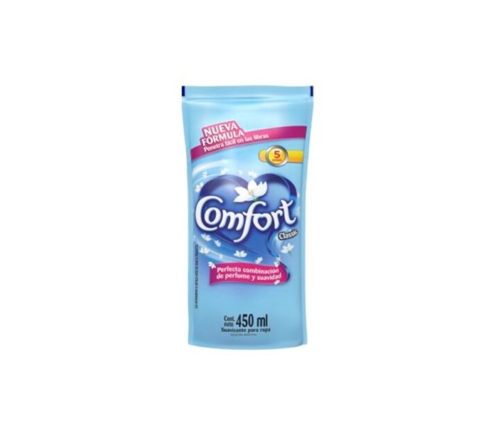 SUAVIZANTE P/ ROPA COMFORT CLASIC. REFIL 450ML