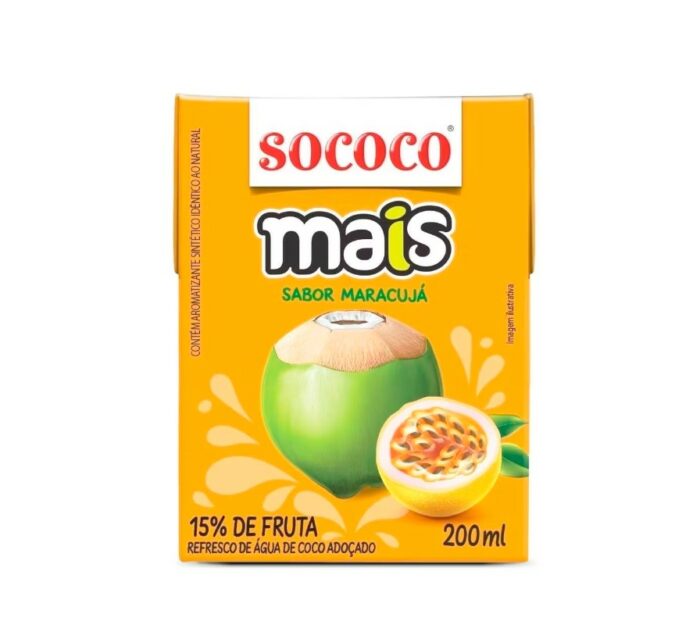 AGUA DE COCO SOCOCO MBURUCUYA 200ML