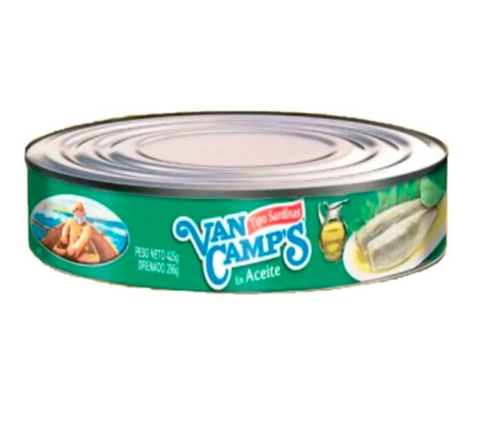 SARDINA VAN CAMPS EN ACEITE LATA 225GR