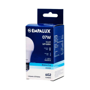 FOCO LED EMPALUX BIVOLT 07W 650K UND