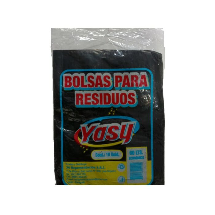 BOLSA PARA RESIDUOS YASY 60LTS