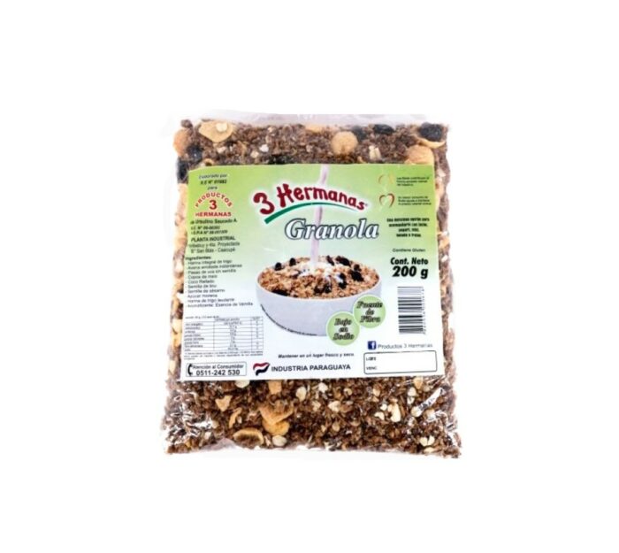 GRANOLA 3HERMANAS SACHE 200GR
