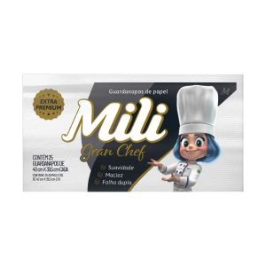 SERVILLETA MILI GRAN CHEF 40X39 25UND