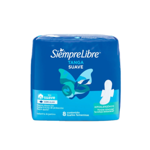 TOALL. HIGIENICA SIEMPRE LIBRE TANGA 8UND