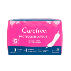 TOALL. HIGIENICA CAREFREE PROTECCION LARGO 20UND
