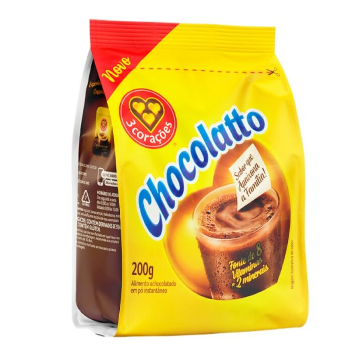 CHOCOLATE EN POLVO 3 CORAZONES 200GR