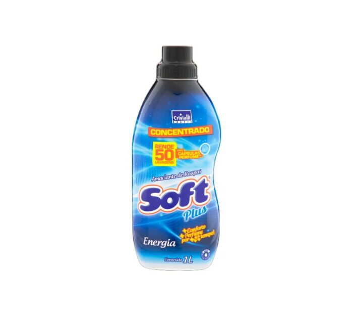 SUAVIZANTE CONCENTRADO SOFT PLUS ENERGIA 1LTR