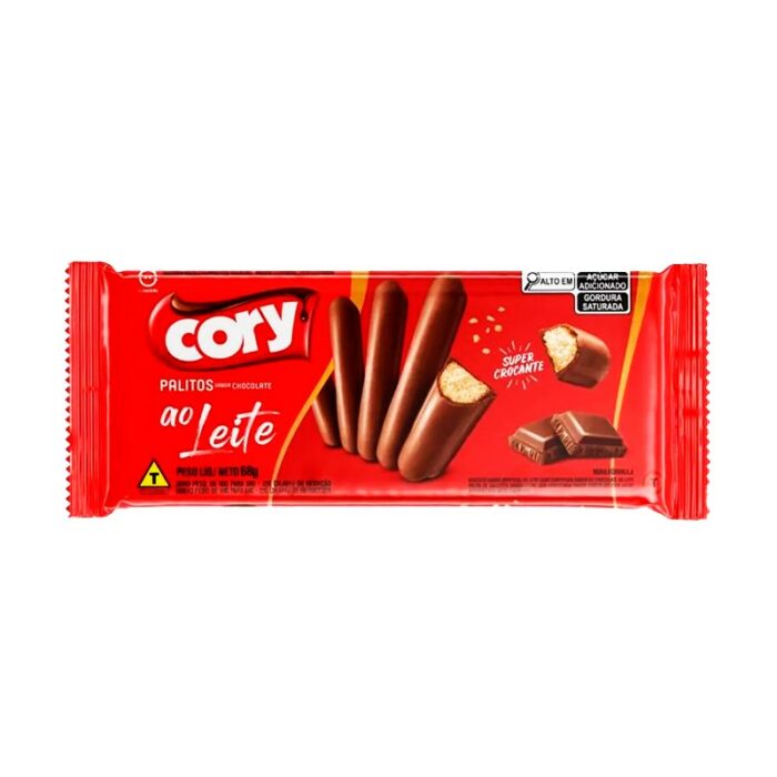 PALITOS CORY SABOR CHOCOLATE 68GR