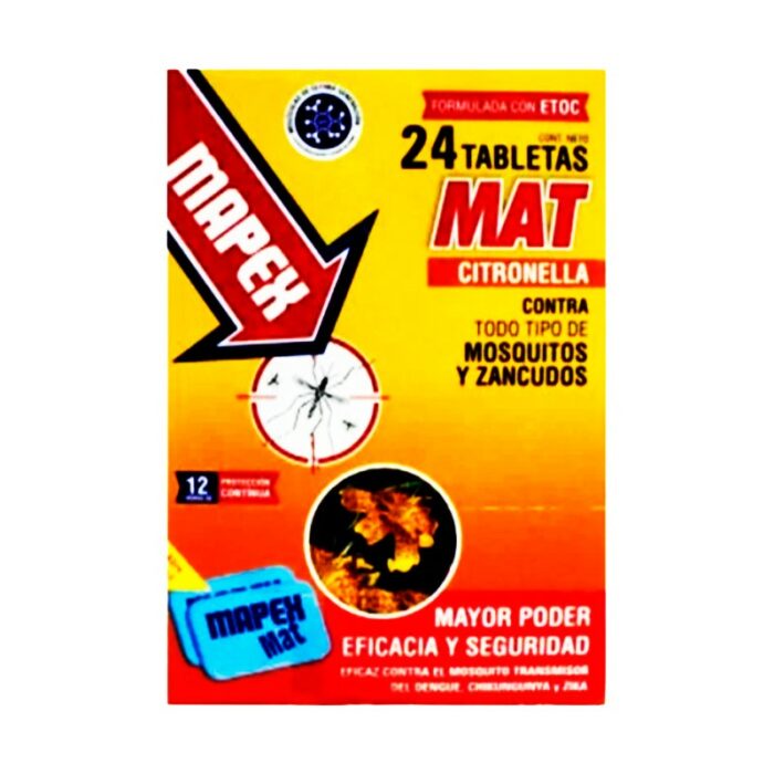 TABLETA MAPEX CITRONELLA 24UND