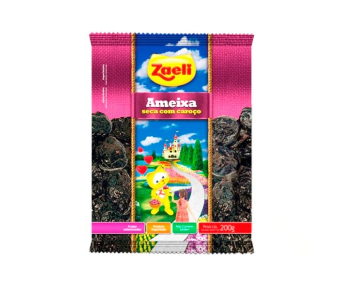 CIRUELA SECA CON CORAZON ZAELI 200GR