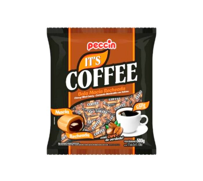 CARAMELO MASTICABLE RELLENO DE CAFE PECCIN 500GR