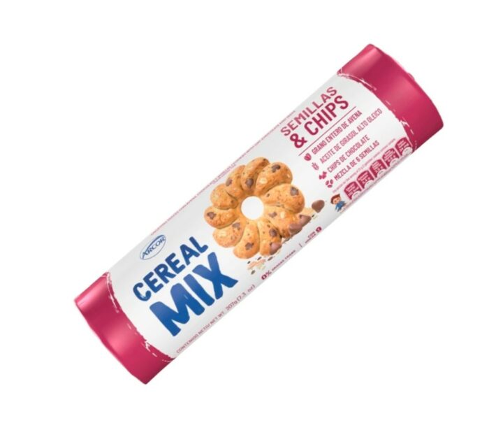 GALL. ARCOR CEREAL MIX SEMILLAS/CHIPS 207GR