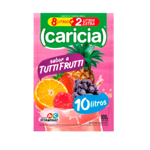 JUGO CARICIA SABOR TUTTI FRUTTI 100GR