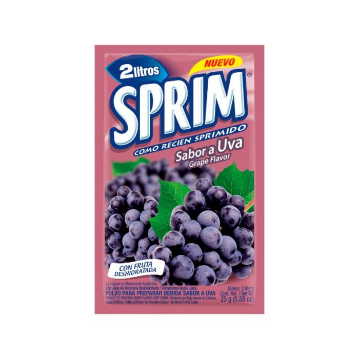 JUGO SPRIM SABOR UVA 25GR