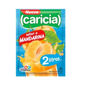 JUGO CARICIA SABOR MANDARINA 20GR
