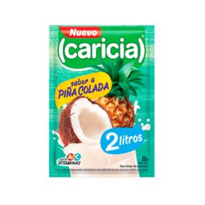 JUGO CARICIA SABOR POÑA COLADA 2LT. SOBRE  20GR