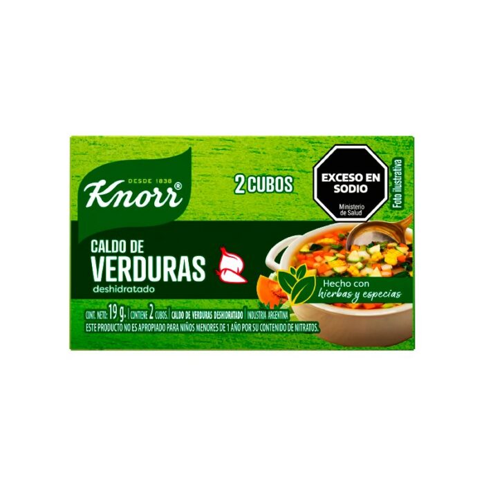 CALDO DE VERDURAS KNORR 2CUBOS