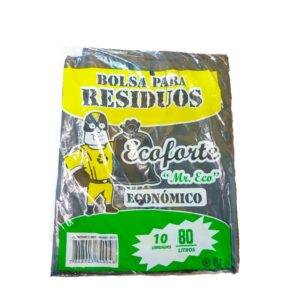 BOLSA P/RESIDUOS ECOFORTE 80LTR 10UND
