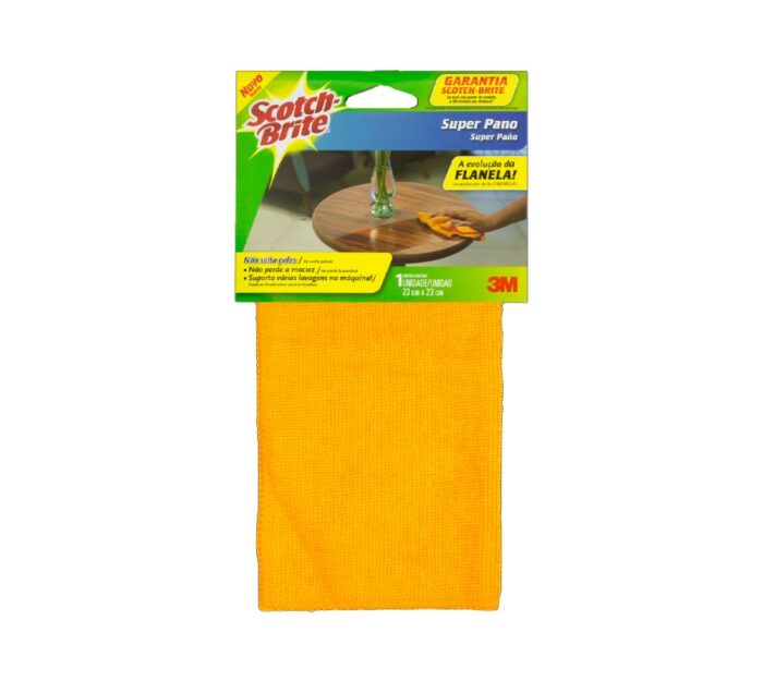 FRANELA SCOTCH BRITE NARANJA 23X23CM