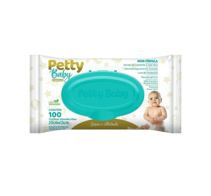 TOALLITAS HUMEDAS PETTY BABY PREMIUM 100UND