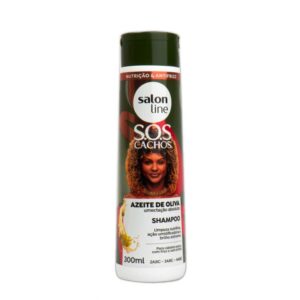 SHAMPOO SALON LINE S.O.S CACHOS  ACEITE DE OLIVA 300ML