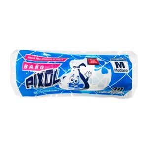 BOLSA PARA RESIDUOS EN ROLLO PIXOL 40X52CM 100UND