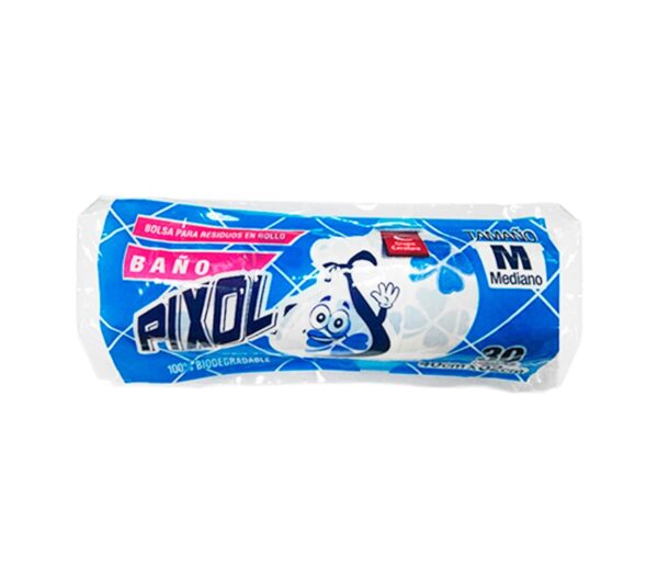 BOLSA PARA RESIDUOS EN ROLLO PIXOL 40X52CM 100UND