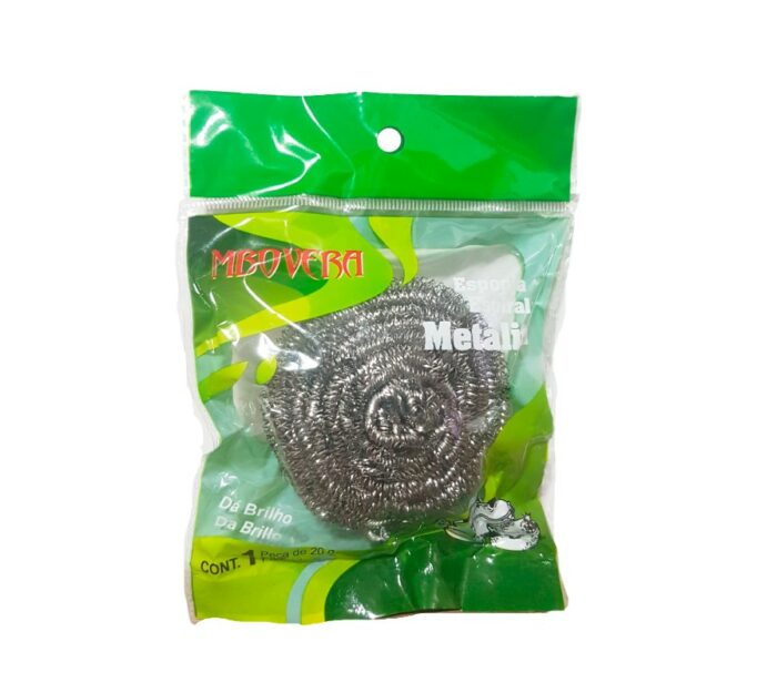 ESPONJA DE ACERO INOX MBOVERA 20GR