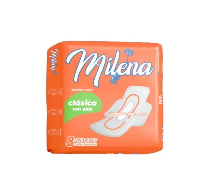 TOALLA FEMENINA MILENA CLASICA CON ALAS 8UND