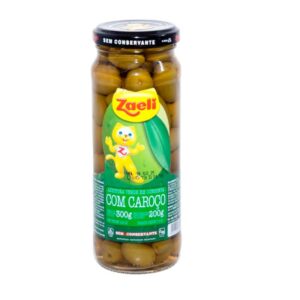 ACEITUNA VERDE CON HUESO ZAELI 200GR