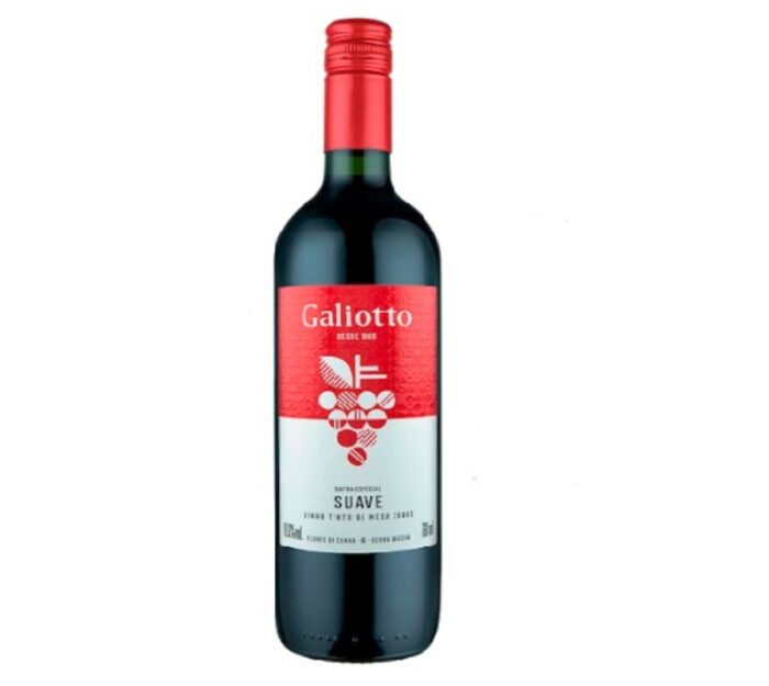 VINO TINTO SUAVE GALIOTTO 750ML