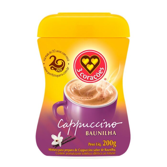 CAFE CAPUCCINO VAINILLA 3 CORAZONES 200GR