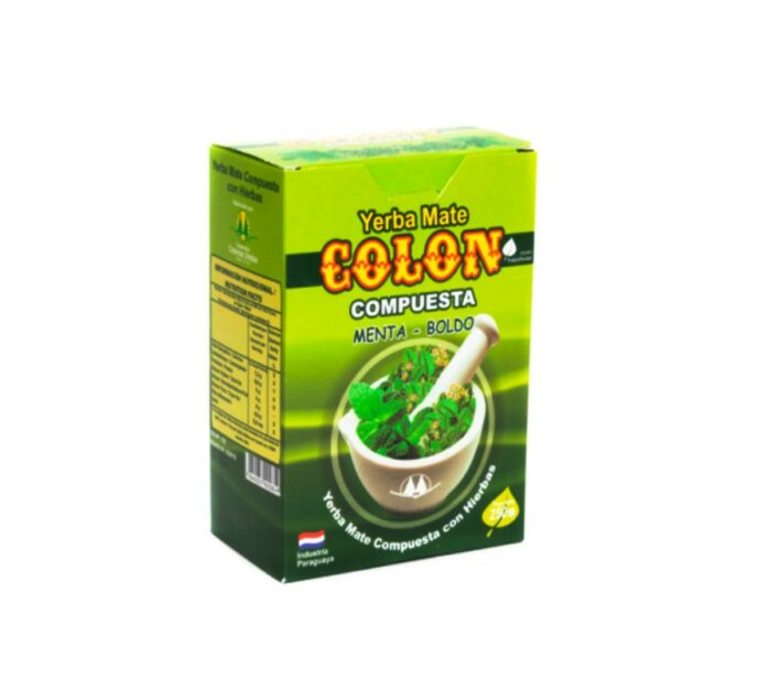 YERBA MATE COLÓN COMPUESTA MENTA Y BOLDO 250GR