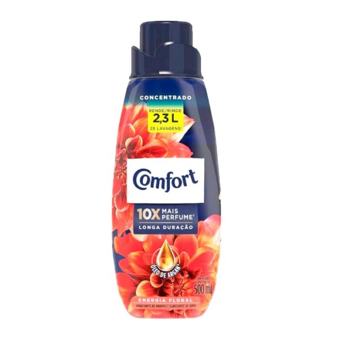 SUAVIZANTE PARA ROPA CONFORT ENERGIA FLORAL 500ML