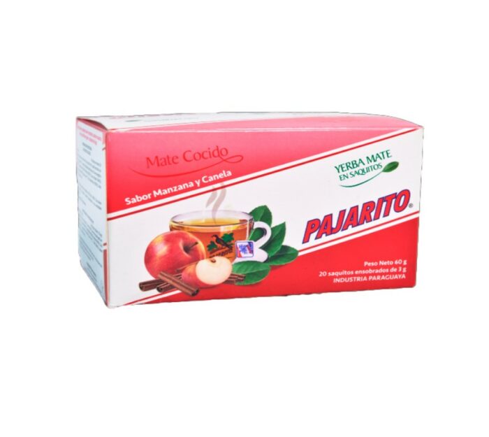 MATE COCIDO PAJARITO MANZANA Y CANELA 60GR