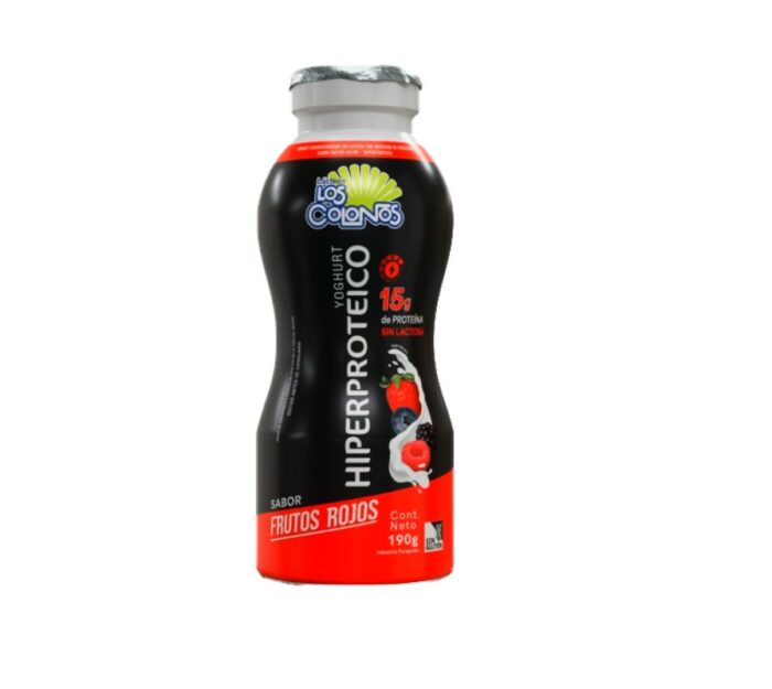 YOGHURT LOS COLONOS HIPERPROTEICO FRUTOS ROJOS 190GR