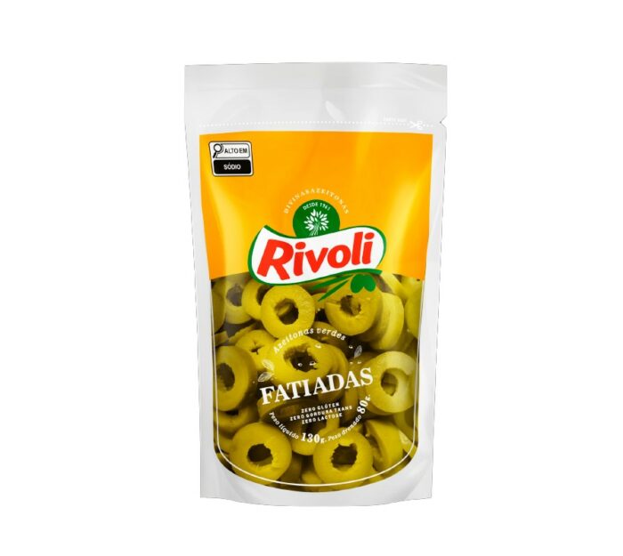 ACEITUNA VERDE RIVOLI EN RODAJA 300GR