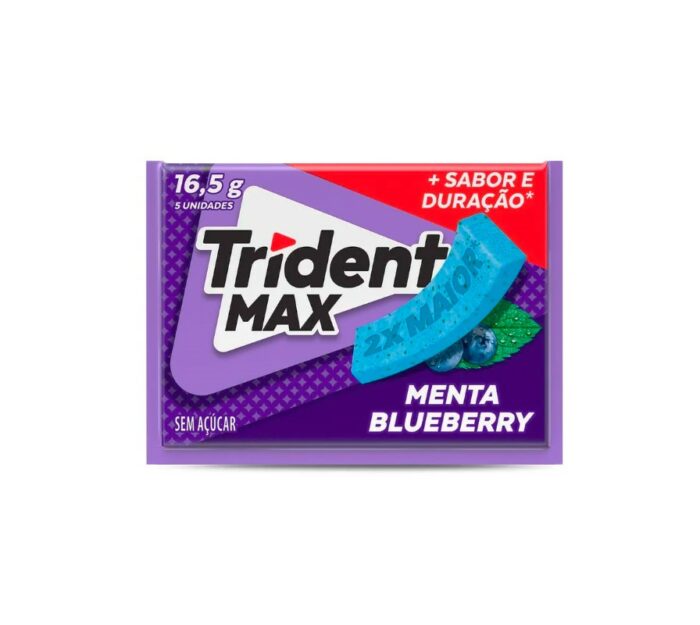 CHICLE TRIDENT MAX MENTA/BLUEBERRY 16,5GR