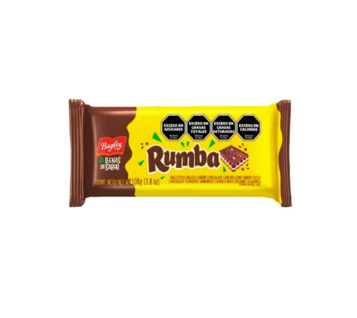GALLETITA RELLENA RUMBA CHOCOLATE 110GR