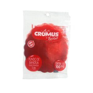 FONDO BANDEJA 9CM COLOR ROJO 100UND