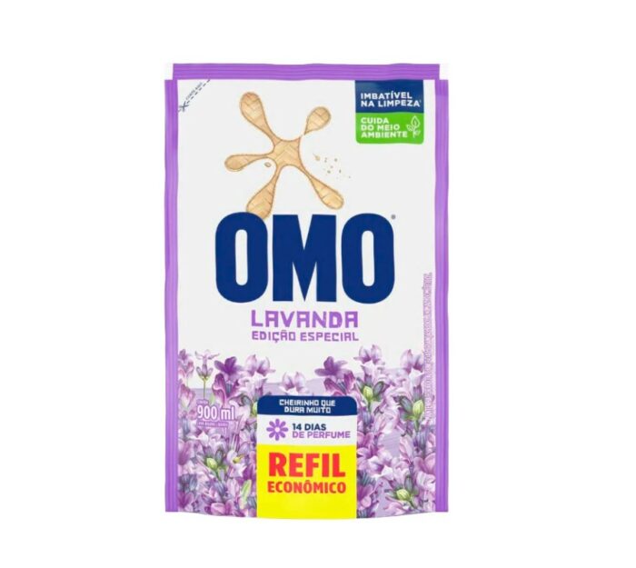 OMO LIQUIDO LAVANDA REFIL  900ML