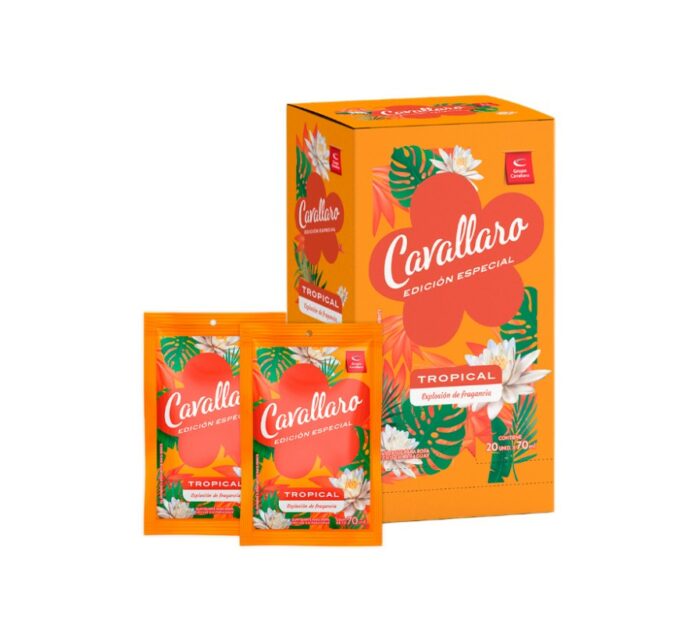 SUAVIZANTE P/ROPA CAVALLARO TROPICAL 70ML