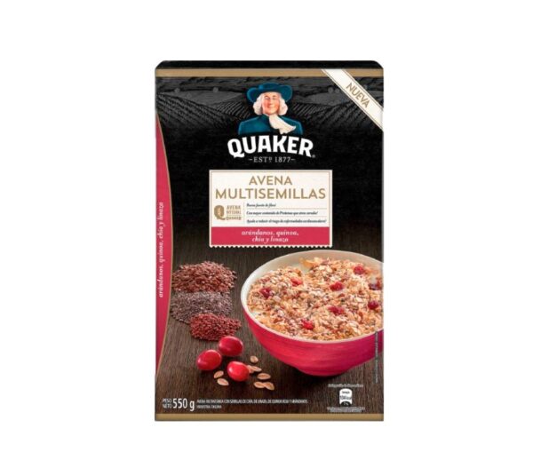 QUAKER AVENA MULTISEMILLAS 550GR
