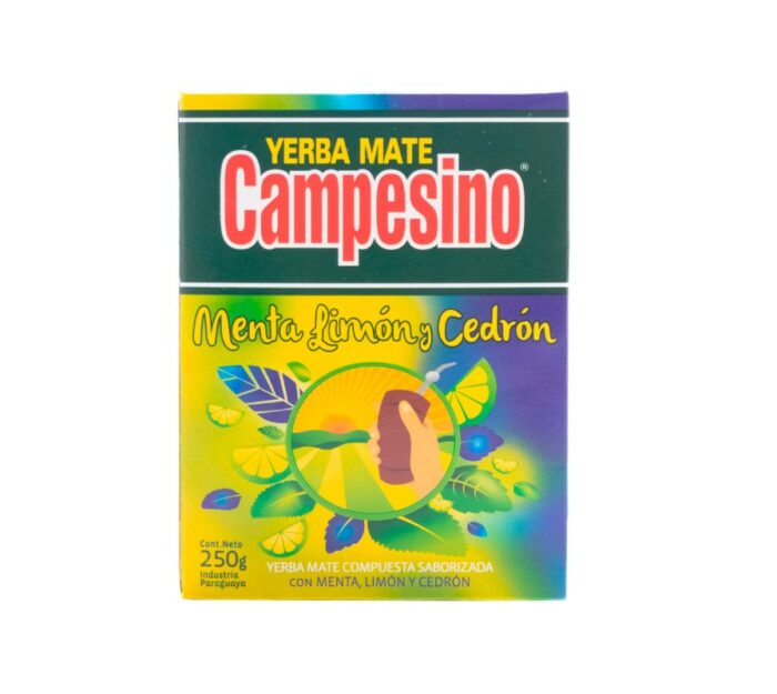 YERBA MATE CAMPESINO MENTA LIMON Y CEDRON 250GR