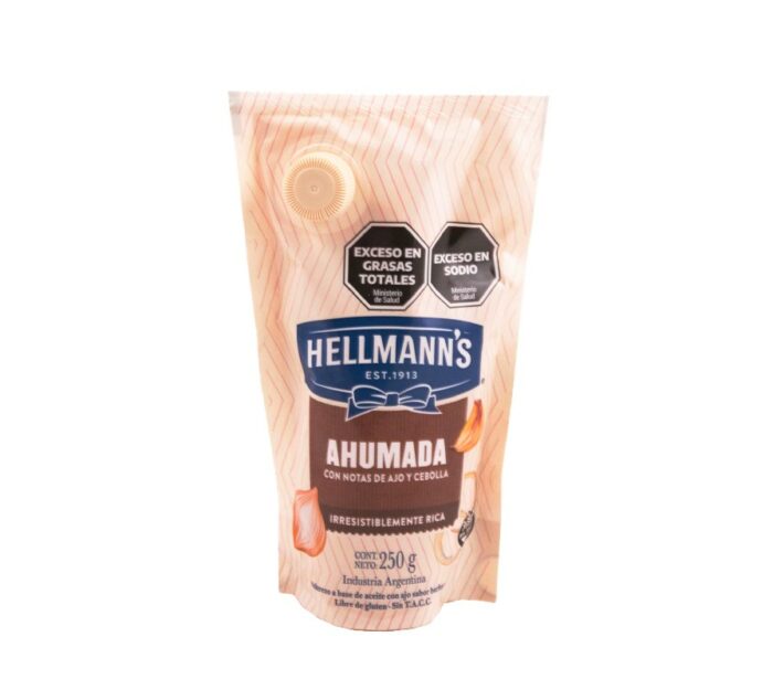 MAYONESA HELLMANNS SABORIZADA AHUMADO 250GR