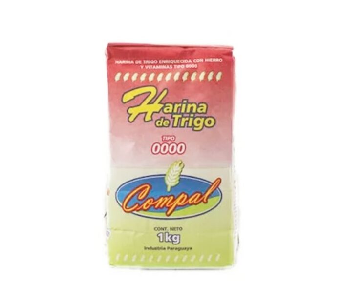 HARINA DE TRIGO COMPAL 0000 1KG