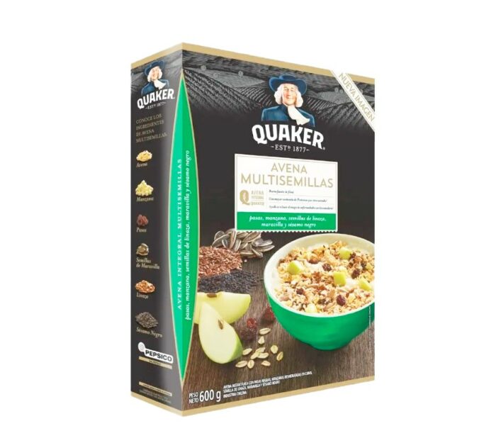 AVENA MULTISEMILLAS MANZANA VERDE QUAKER 600GR