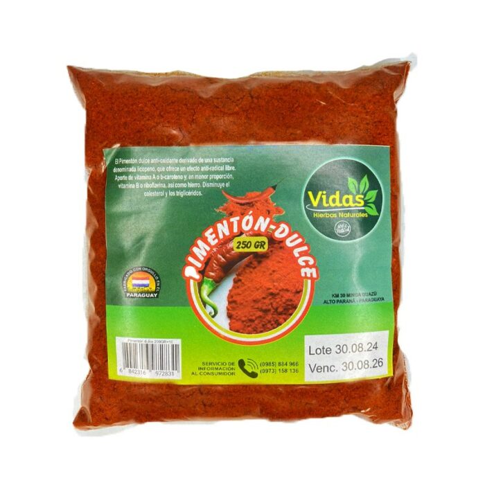 PIMENTON DULCE VIDAS 250GR