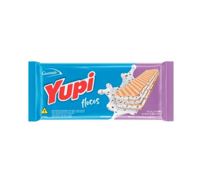 WAFER YUPI FLOCOS 80GR